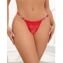 Женские сексуальные стринги со стразами "Love" P5235