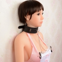 Ошейник с зажимами на соски "Bondage Fetish"