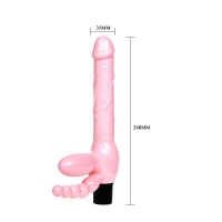 Женский страпон без ремней с вибраций "Super Strapless Dildo"