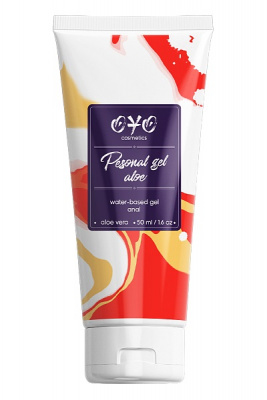 Анальный увлажняющий гель на водной основе "OYO PERSONAL GEL ALOE", 50 мл.