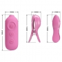 Зажимы на соски с вибрацией и электростимуляцией "Pretty Love Romantic Wave2"
