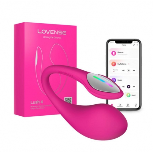 Интерактивное виброяйцо для точки G, управляемое на расстоянии "Lush 4 by Lovense" 