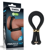 Силиконовое эрекционное кольцо на член и мошонку "Pinnacle Pro"