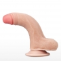 Фаллоимитатор на присоске без вибрации "Sliding-Skin Dual Layer Dong"