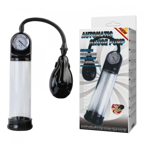 Вакуумная автоматическая помпа с манометром "Automatic Gauge Pump"
