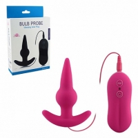 Анальная втулка с вибрацией "Bulb Probe"