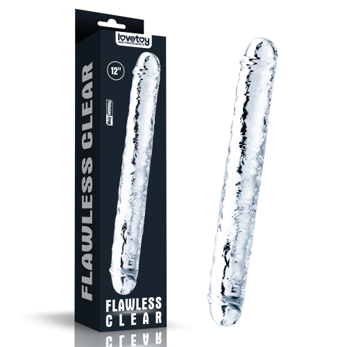 Двойной фаллоимитатор "Flawless clear"