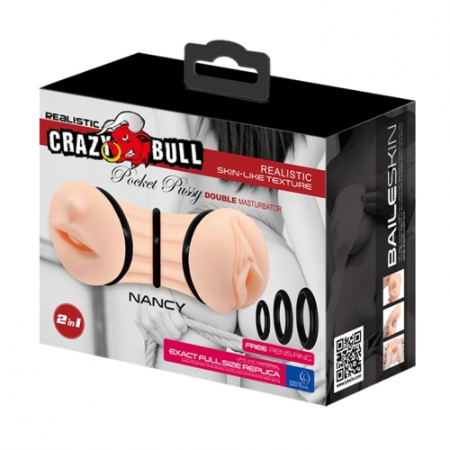 Двойной мастурбатор "Crazy Bull Nancy"