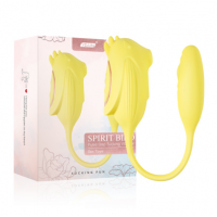 Перезаряжаемый Вибростимулятор 2 в 1 с вакуумной стимуляцией клитора "Spirit Bird"