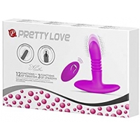 Анально-вагинальный вибростимулятор с дистанционным пультом "Pretty Love Heather"