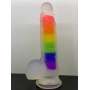 Цветной фаллоимитатор на присоске "Jelly Dildo 6.4"