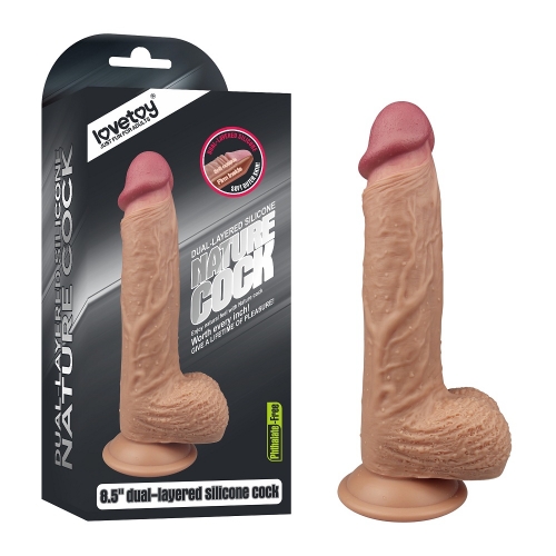 Фаллоимитатор на присоске без вибрации "Nature Cock" 8,5"
