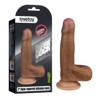 Фаллоимитатор необрезанный на присоске "Nature Cock" 7"