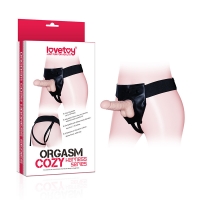 Пояс кожаный "Orgazm Cozy" для страпона