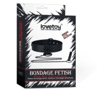 Ошейник с поводком "Bondage Fetish"