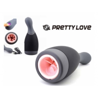Перезаряжаемый мастурбатор с вибрацией "Pretty Love Deep Pleasure"