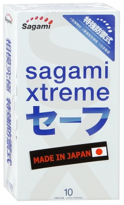 Японские ультратонкие латексные презервативы "Sagami Extreme"