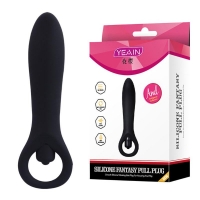 Анальный массажер "Silicone Fantasy Pull Plug"