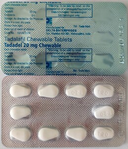Мужской возбудитель "Tadadel Chewable 20"