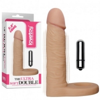 Насадка на член для двойного проникновения "The Ultra Soft Double"
