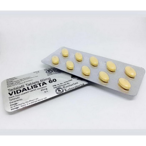 Таблетки для увеличения потенции "Vidalista 60" (Тадалафил 60 мг)